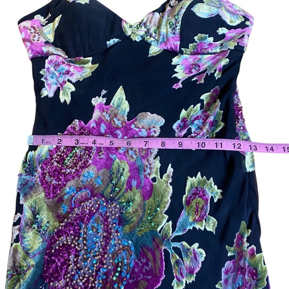 Sue Wong Nocturne Silk Chiffon 90’s Fairy Cocktail Party Dress Women’s Size S - Picture 9 of 16